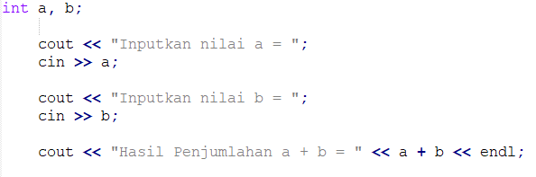 Contoh Program C++ - Basic - Jurnalistik Website
